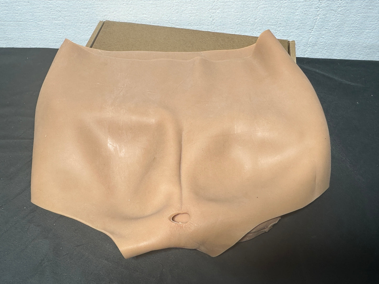 Vagina Boy Shorts Tan Color (One Size) (Very Tan) You put them on and then some guy from Grinder can fuck your fake pussy(#006)