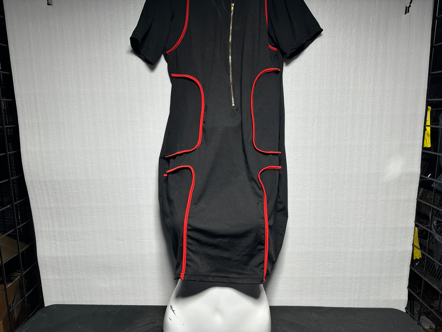 Skin Tight Stretchy Slutty Outfit. Dress Size L (#015)