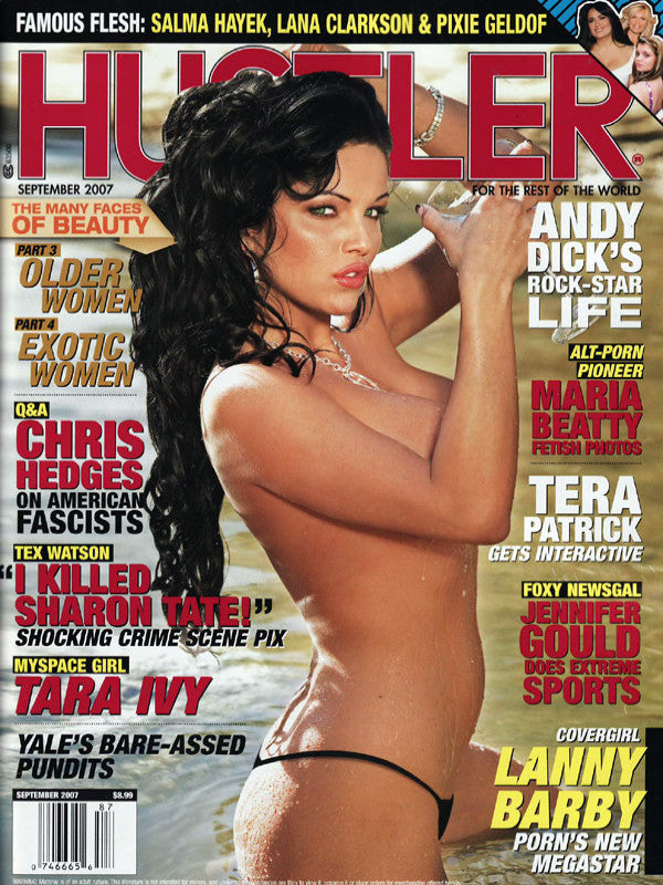 Lanny Barbie Hustler Magazine Sept 2007 (Actual Hardcopy)