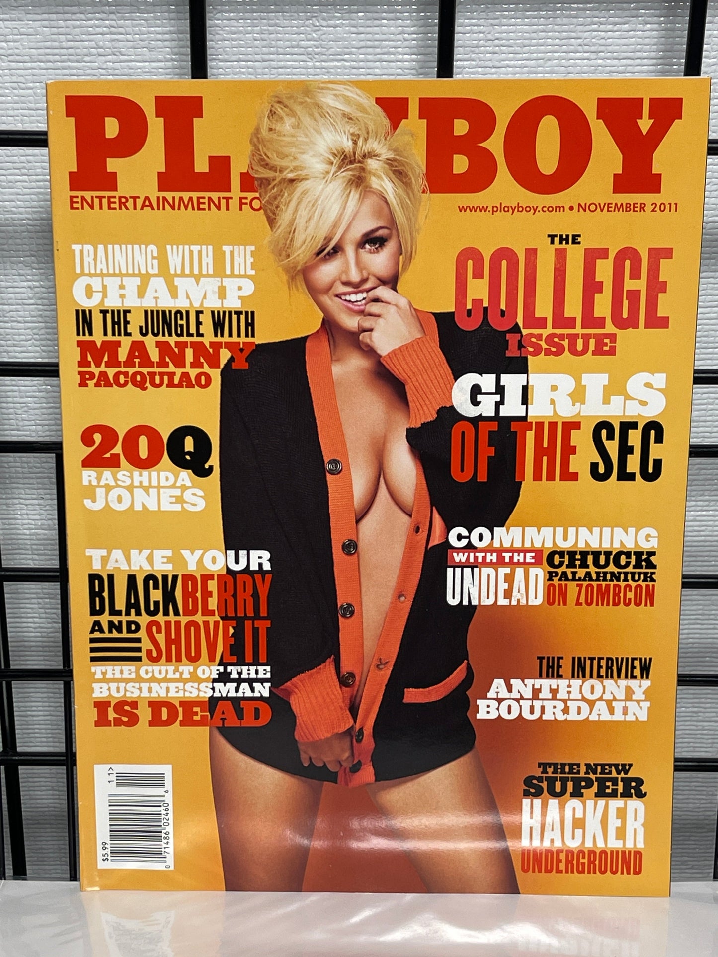 Playboy Magazine November 2011 (Actual Hardcopy) Never Sold