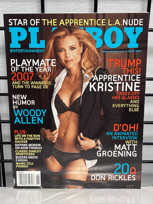 Playboy Magazine June 2007 (Actual Hardcopy) Never Sold