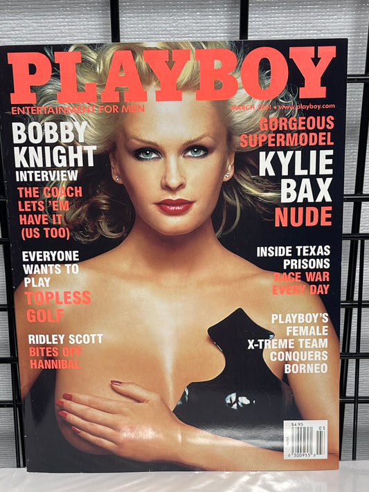 Playboy Magazine March 2001 (Actual Hardcopy) Never Sold