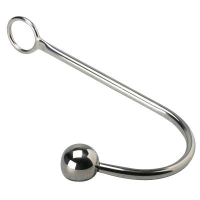 Master Series Hooked Stainless Steel Anal Hook from XR Brands