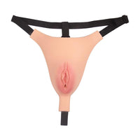 Vagina Bottoms (Thong) with Vagina Sleeve for Sex (choose color) (Adjusts to any Size)