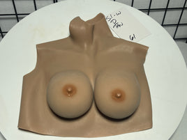 Boobs, Silicone-W , DCup, Tan  #61